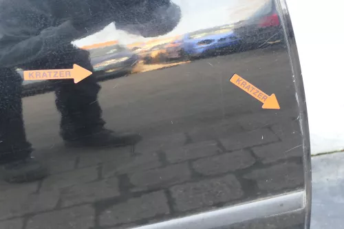 VW Golf 4 Bora Tür hinten rechts nur Kombi / Variant schwarz L041 (123601)