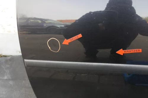 VW Golf 4 Limousine Tür hinten links schwarz LC9Z (KEINkombi) (123683)