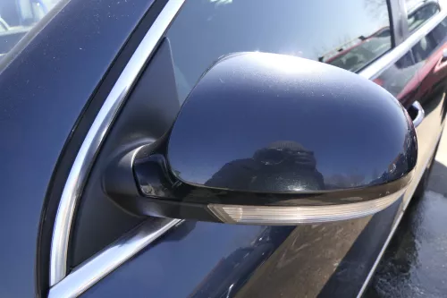 VW Passat 3C elektrischer Spiegel Außenspiegel links grau blau LC5F anklappbar (125005)