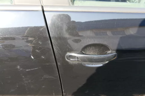 VW Golf 6 nur Kombi / Variant Tür vorne rechts Beifahrertür schwarz L041 uni (125356)