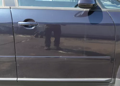 Audi A2 8Z Tür nur das Türblatt vorne rechts blau LZ5Q - ohne Anbauteile (125842)