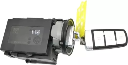 VW Passat 3C Zündschloß Schloß Zündung mit 2x Schlüssel 3C0905843 Q R