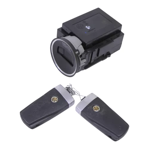 VW Passat 3C Zündschloß Schloß Zündung mit 2x Schlüssel 3C0905843 Q R (126402)