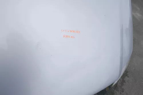 VW Sharan 7M Motorhaube Klappe Haube vorn vorne silber LB7Z abca.Bj2000passend x (126535)