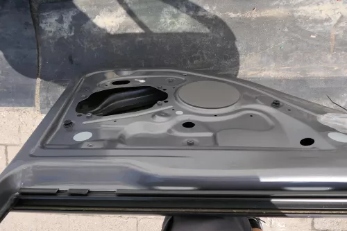 VW Golf 5 V 1K Tür Türrahmen hinten links 4/5-Türer grau LA7T unites grey (127424)