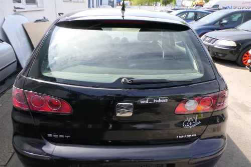 Seat Ibiza 6L Heckklappe Klappe hinten Kofferraumklappe schwarz LC9Z metallic (127718)