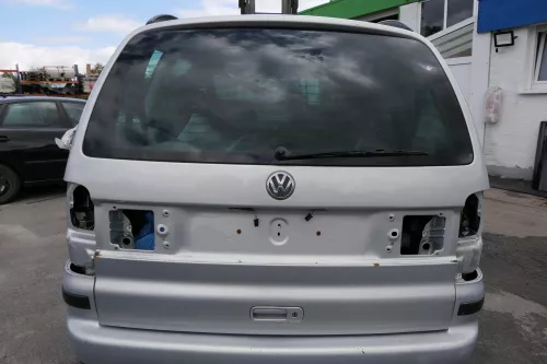 VW Sharan 7M Heckklappe Scheibe  Klappe hinten ab Bj.2000 silber LB7Z satinsilbe (127942)