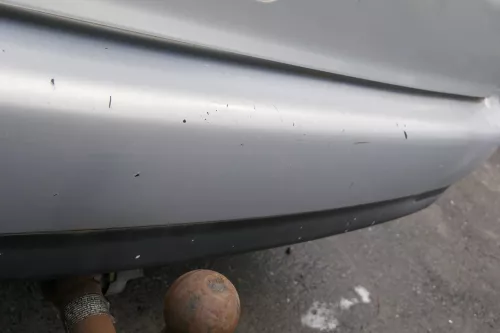VW Sharan 7M Stoßstange hinten Heckstoßstange silber ab Bj. 2000 (127943)