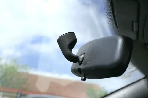 Audi A3 8L Spiegel Innenspiegel schwarz (128010)