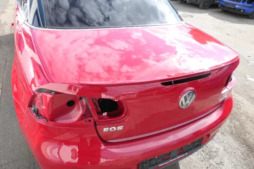 VW Eos 1F Cabrio Heckklappe Klappe Kofferraumklappe rot LA3H (128049)