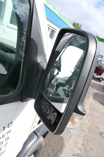 VW Crafter 2E elektrischer Spiegel Außenspiegel rechts mit Glas schwarz (128092)