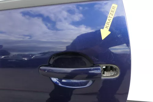 VW Passat 3B 3BG Kombi Variant Tür hinten links blau LB5N indigoblau + Scheibe (128549)
