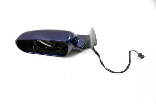 VW Passat 3B 3BG elektrischer Spiegel Außenspiegel links ohne Glas Blau LB5N ind