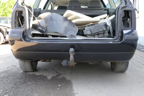 VW Passat 3BG Kombi Stoßstange hinten Heckstoßstange Stoßfäng schwarz LC9Z me