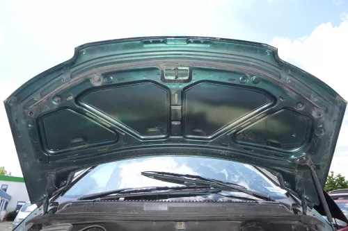 VW Sharan 7M Motorhaube Klappe Haube vorn vorne grün LC6M abca.Bj2000passend (128774)