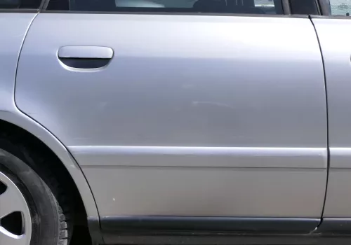 Audi A4 B5 Tür nur Türblatt hinten rechts silber LY7W - Facelift