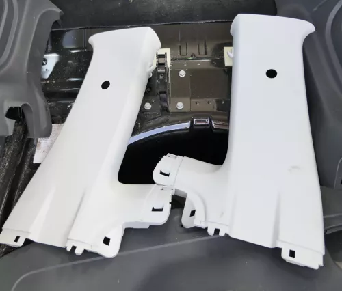 VW Up Mii B-Säulen Verkleidung vorne links + rechts grau Abdeckung (128894)