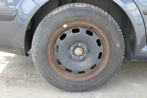 4x VW Golf 4 Bora 195/65 R15 91T Winterreifen M+S Reifen 6jx15H2 ET38  ca. 7-8mm (128941)