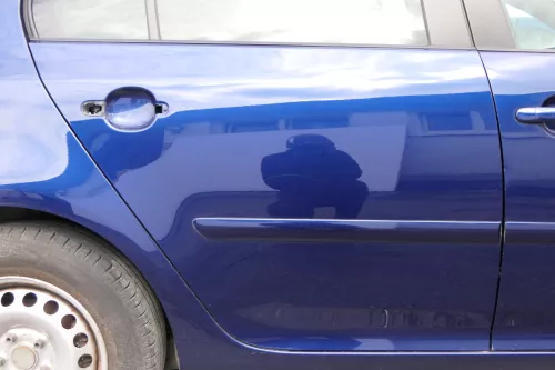 VW Golf 5 V 1K Tür nur Türblatt hinten rechts 4/5-Türer blau LD5Q (129112)