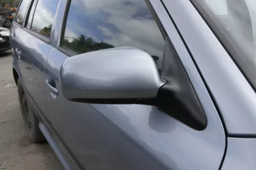 Skoda Octavia 1U elektrisch Spiegel Außenspiegel rechts + Glas silber grau LF7U (129132)