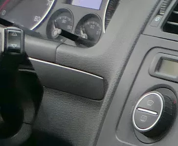 VW Touran Armaturenbrett Verkleidung Klappe Abdeckung Dekor silber  (129303)