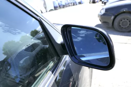 Audi A6 4B Spiegel Außenspiegel rechts achwarz LZ9W ebonyschwarz anklappbar Memo (129499)