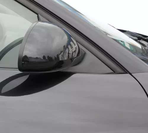 Seat Ibiza 6L elektrischer beheizter Spiegel Außenspiegel rechts schwarz LC9Z (129512)