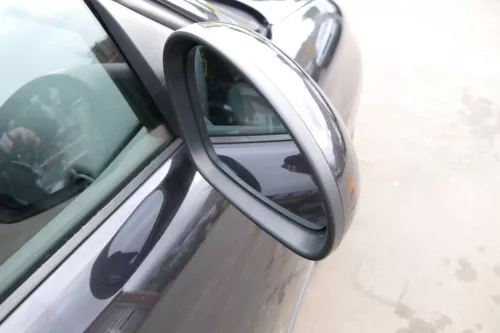 Seat Ibiza 6L elektrischer beheizter Spiegel Außenspiegel rechts schwarz LC9Z (129512)