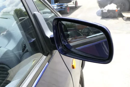 VW Sharan Alhambra elektrischer Spiegel Außenspiegel rechts blau LB5N indigoblau (129983)