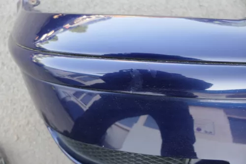VW Polo 6N2 Stoßstange vorne Frontstoßstange Stoßfänger blau LB5N indigoblau (130033)
