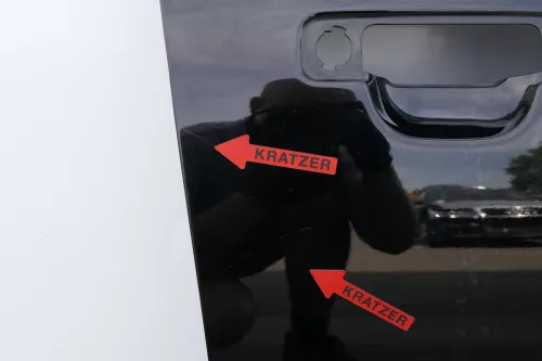 Audi A4 B5 Tür vorne rechts schwarz (Leiste+Griff beachten) Facelift (130046)