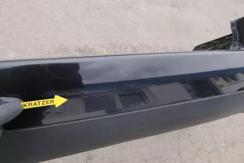 VW Passat 3BG Kombi Stoßstange hinten Heckstoßstange Stoßfäng schwarz LC9Z metal (130089)