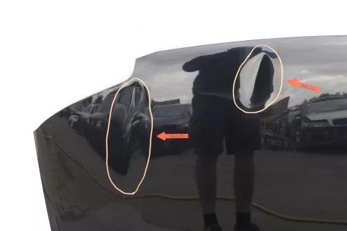 VW Sharan 7M Motorhaube Klappe Haube vorn vorne schwarz LC9X abca.Bj2000passend (130092)