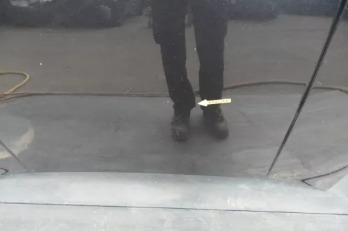 VW Golf 4 Motorhaube Haube Klappe vorne schwarz LC9Z metallic (130102)