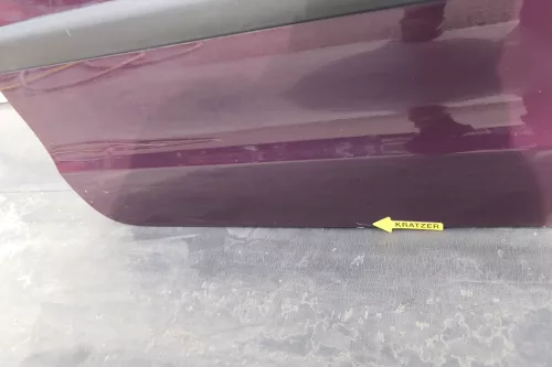 VW Polo 9N 9N3 Tür vorne rechts Beifahrertür rot braun LC3W 2/3-Türer (130113)