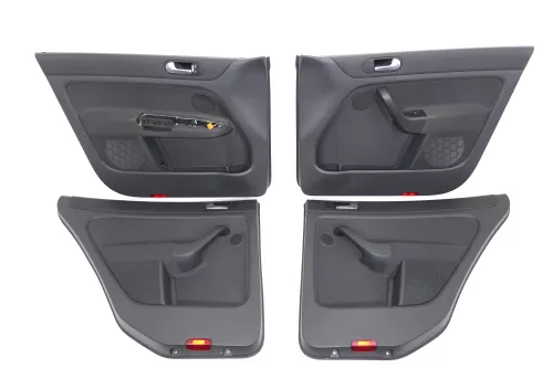 VW Golf Plus 5M 4x Türverkleidung Verkleidung Tür vorn hinten links anthrazit 88 (130188)