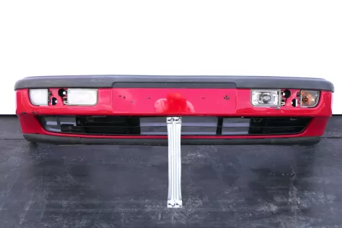 VW Passat 3A 35i Stoßstange vorne Frontstoßstange mit Pralldämpfe vorn rot  (130257)
