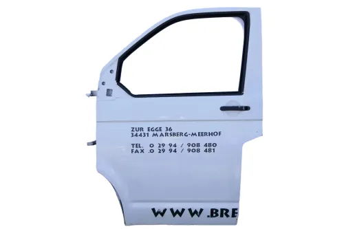 VW T5 Tür vorne links Fahrertür weiß R902 (ohne jegliche Anbauteile)