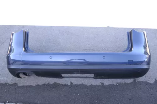 VW Passat 3C Kombi Stoßstange hinten Heckstoßstange grau blau LC5F PDC (130346)