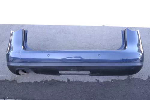 VW Passat 3C Kombi Stoßstange hinten Heckstoßstange grau blau LC5F PDC
