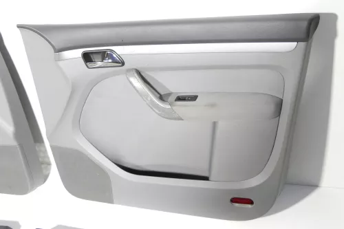 VW Touran 4x Türverkleidung Verkleidung Tür vorne +hinten links grau mechanisc (130522)