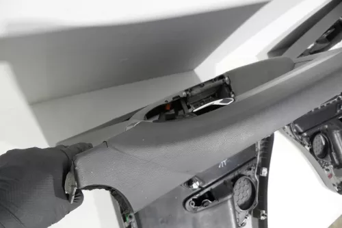 VW Touran 4x Türverkleidung Verkleidung Tür vorne +hinten links grau (130522)