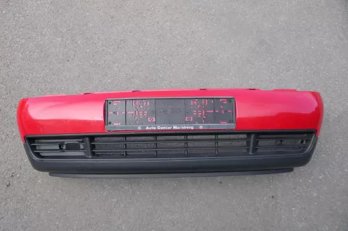 VW Lupo Stoßstange vorne Frontstoßstange Stoßfänger rot LY3D