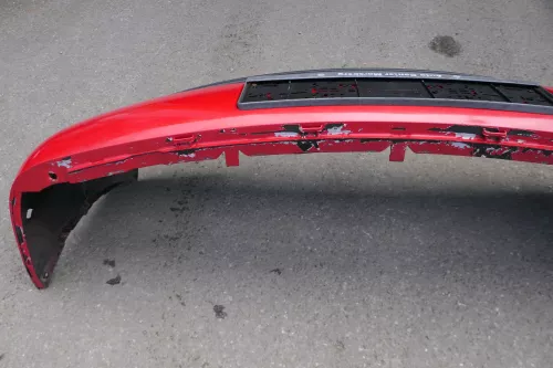 VW Lupo Stoßstange vorne Frontstoßstange Stoßfänger rot LY3D (130802)