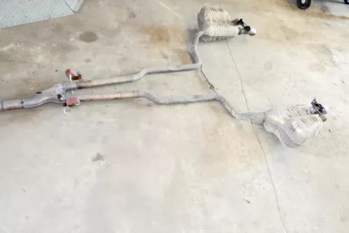 Audi A6 4F Auspuff Endschalldämpfer+Mittelschalldämpf hinten 3,0 TDI BMK Quattro