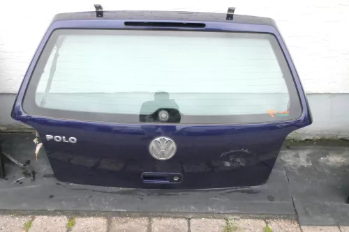 VW Polo 6N2 Heckklappe Klappe hinten Kofferraumklappe blau LB5N indigobl Scheibe (140320)