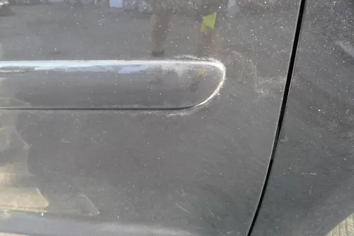 VW Touran 1T 1T3 Tür vorne rechts Beifahrertür schwarz LC9X bla- ohne Anbauteile (140443)