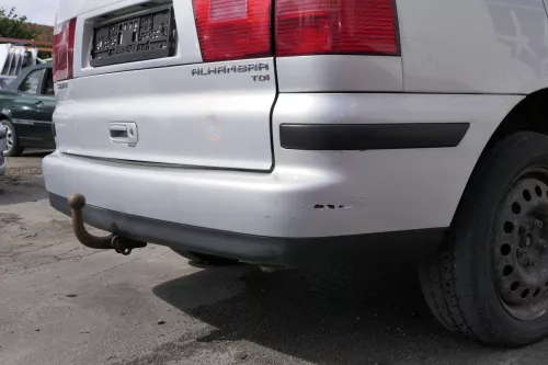 VW Sharan Alhambra 7M Stoßstange hinten Heckstoßstange silber LB7Z ab Bj. 2000  (140716)