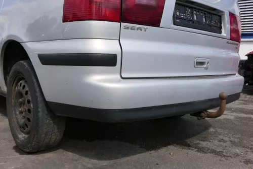 VW Sharan Alhambra 7M Stoßstange hinten Heckstoßstange silber LB7Z ab Bj. 2000  (140716)