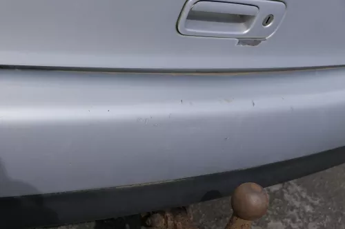 VW Sharan Alhambra 7M Stoßstange hinten Heckstoßstange silber LB7Z ab Bj. 2000  (140716)